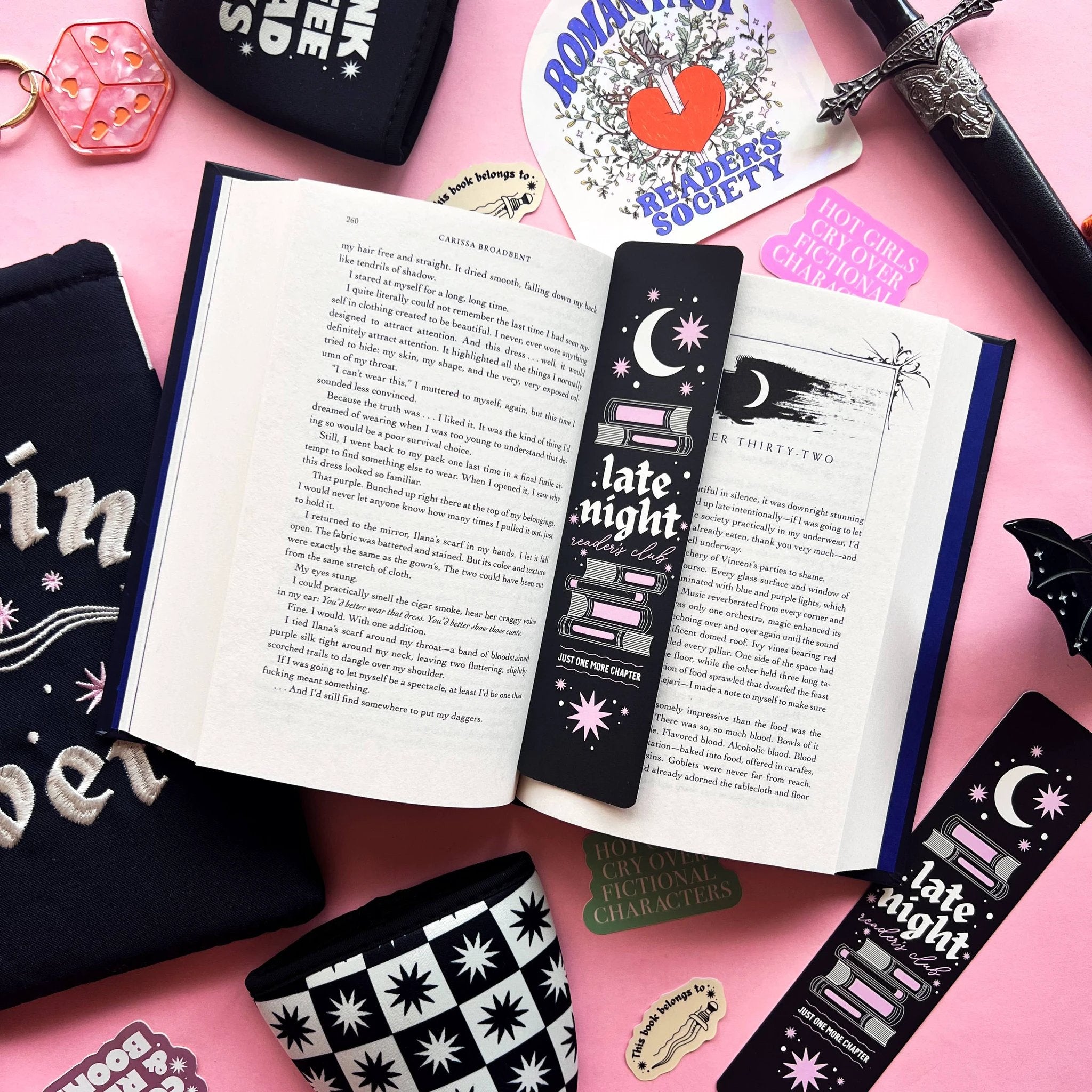 Jollie Ollie Designs - Late Nights Paper Bookmark by Jollie Ollie Designs