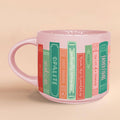 Life of a Book Girl Large Ceramic Mug by Pippi Post