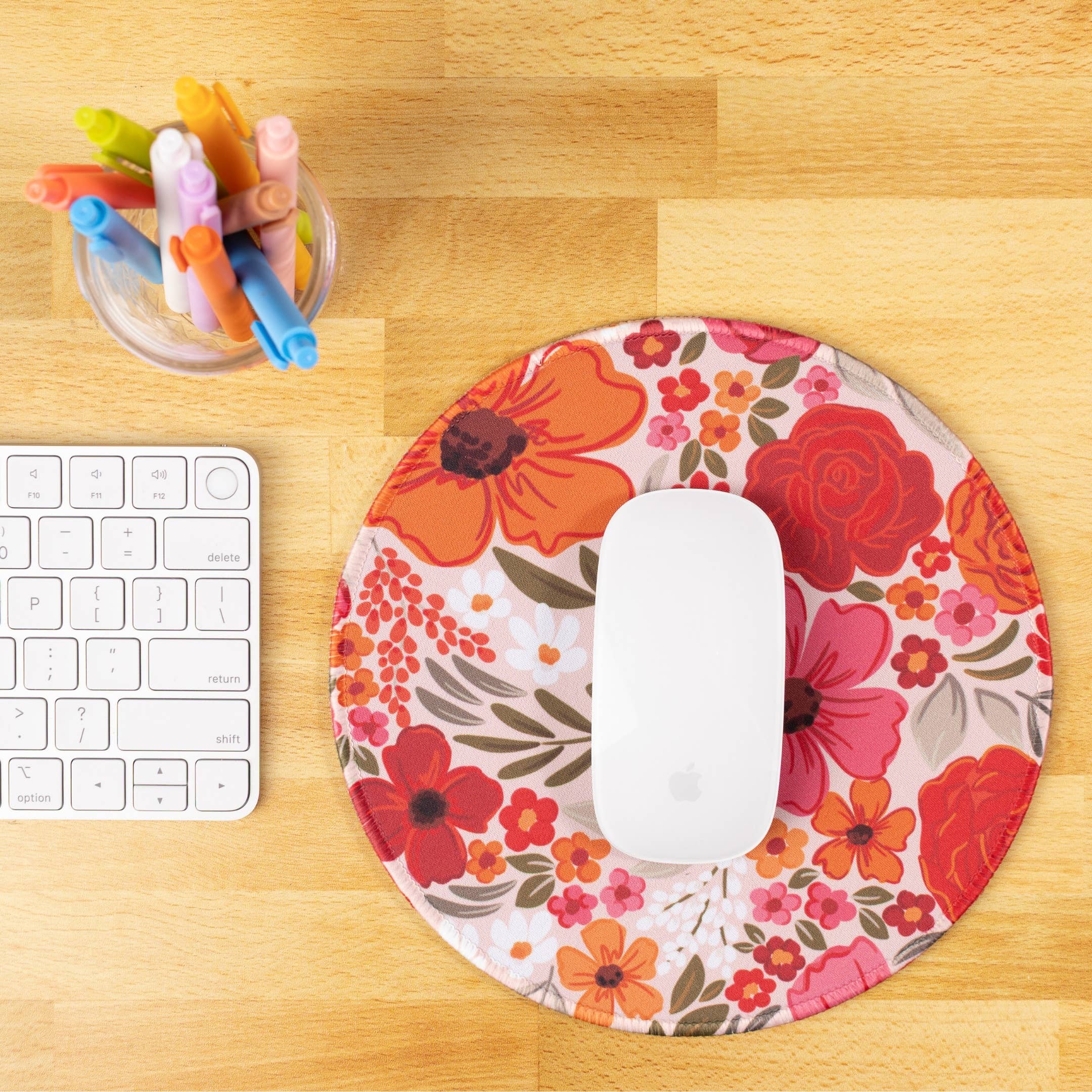 Elyse Breanne Design - Rosewood Blooms Mousepad