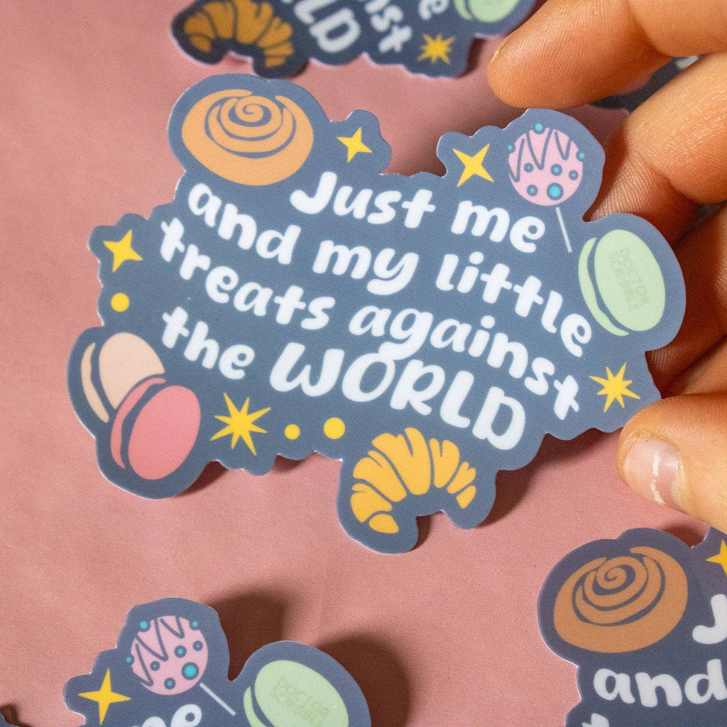 Doctor Scribble - Little Treats Vinyl laptop Sticker