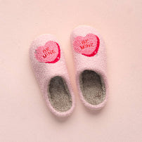 The Darling Effect - Fuzzy Slippers  Be Mine