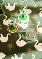 Torchon vert One &amp; Only Paper - Cygnes Célestes