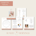 Sunday Mornings Shop LLC - Kit de bordado intermedio | Slice of Love