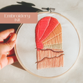 Sunday Mornings Shop LLC - Setting Sunset Embroidery Kit - Beginner Embroidery Kit by Sunday Mornings Shop LLC
