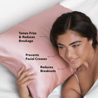 KITSCH Satin Pillowcase Standard in Blush Pink - image 2