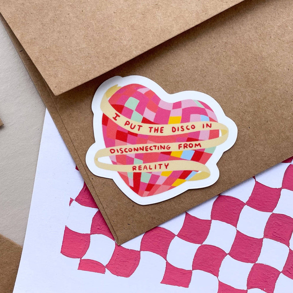 Doctor Scribble - Disco in Disconnecting From Reality Vinyl Sticker