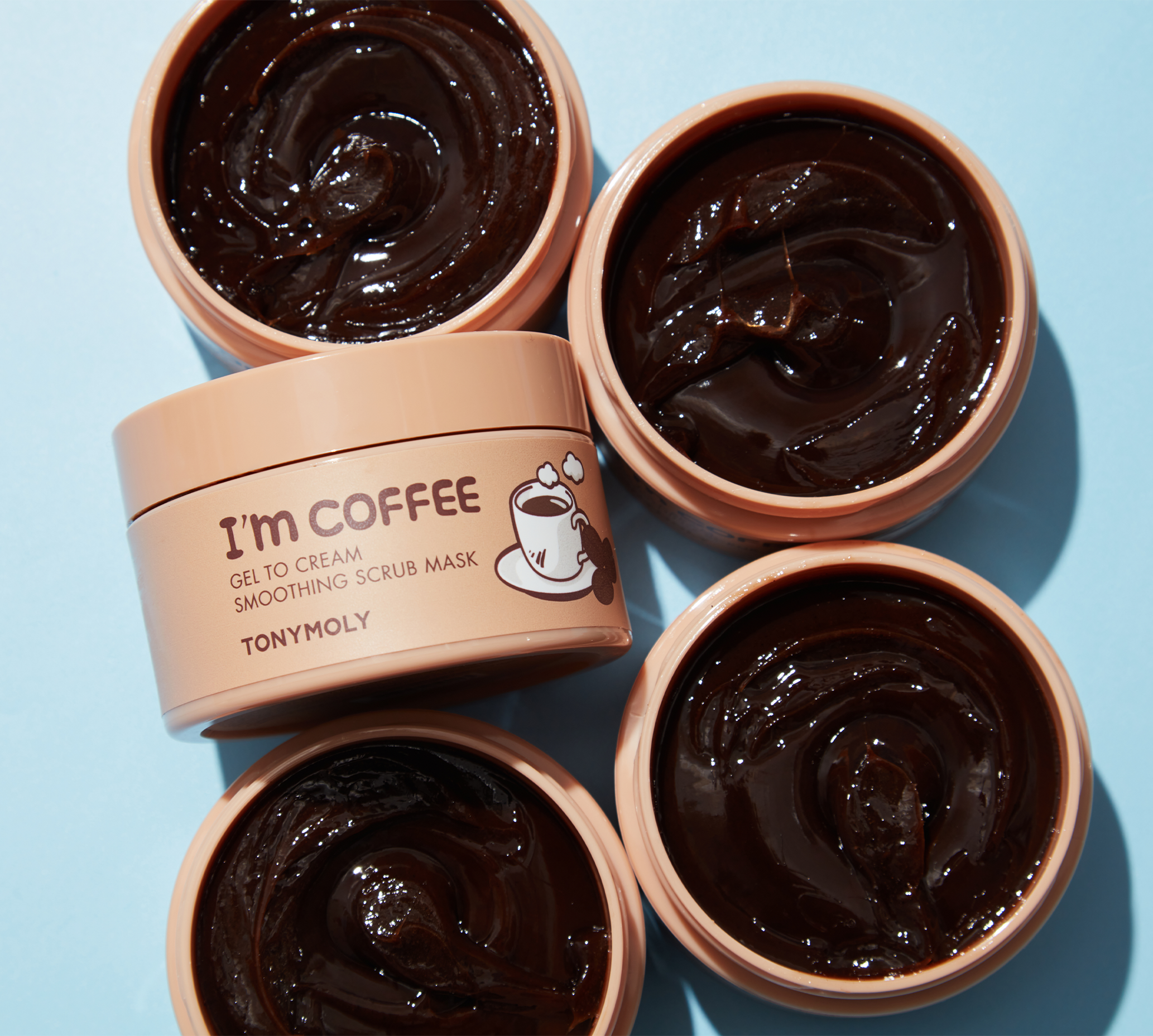 TONYMOLY - I'm Coffee Gel To Cream Smoothing Scrub Mask