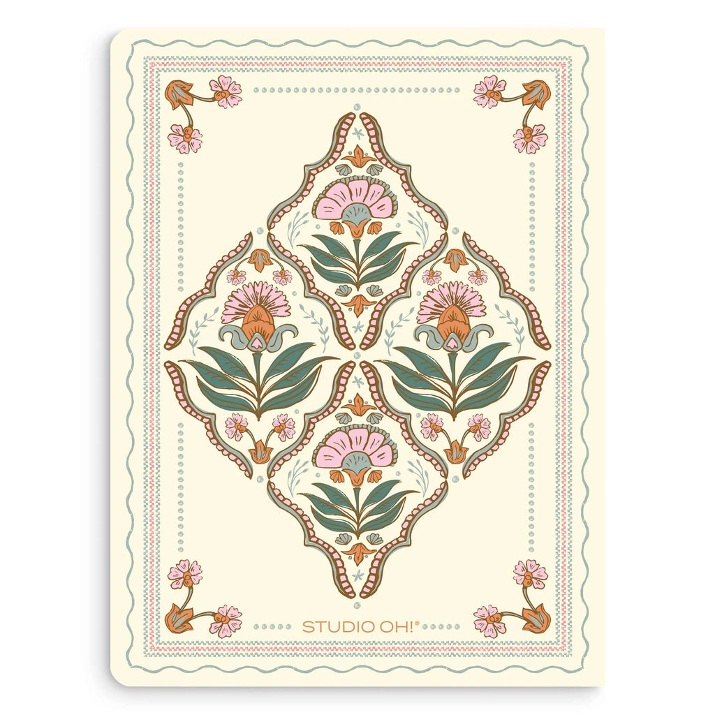Studio Oh! - Floral Tapestry Medium Coptic-Bound Journal by Studio Oh!