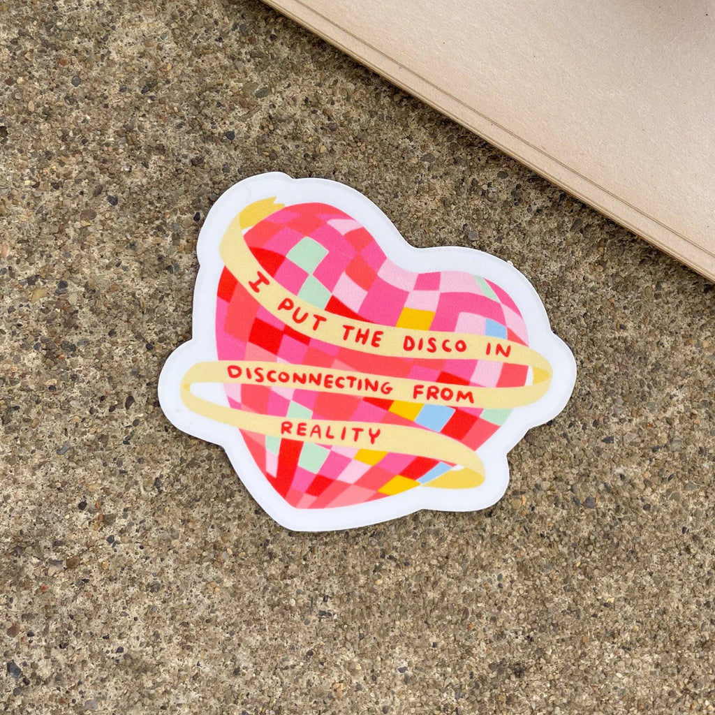 Doctor Scribble - Disco in Disconnecting From Reality Vinyl Sticker