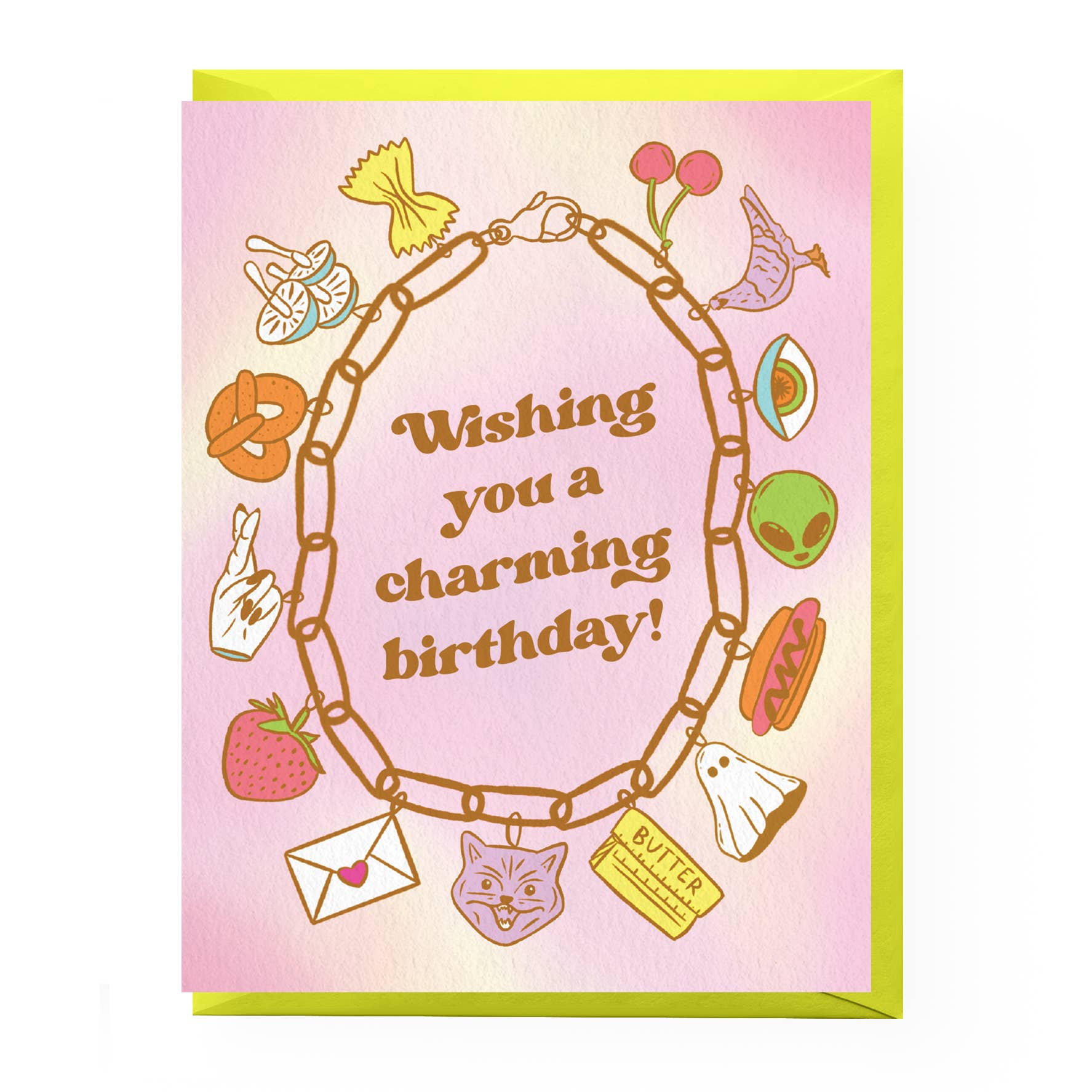 Boss Dotty Paper Co. - Charm Bracelet Birthday Card