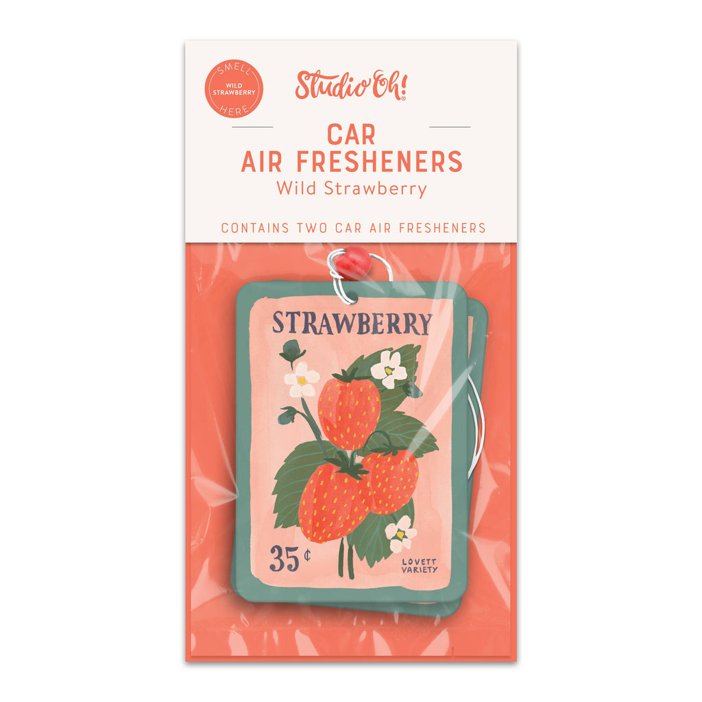 Studio Oh! - Strawberry Seeds Car Air Freshener