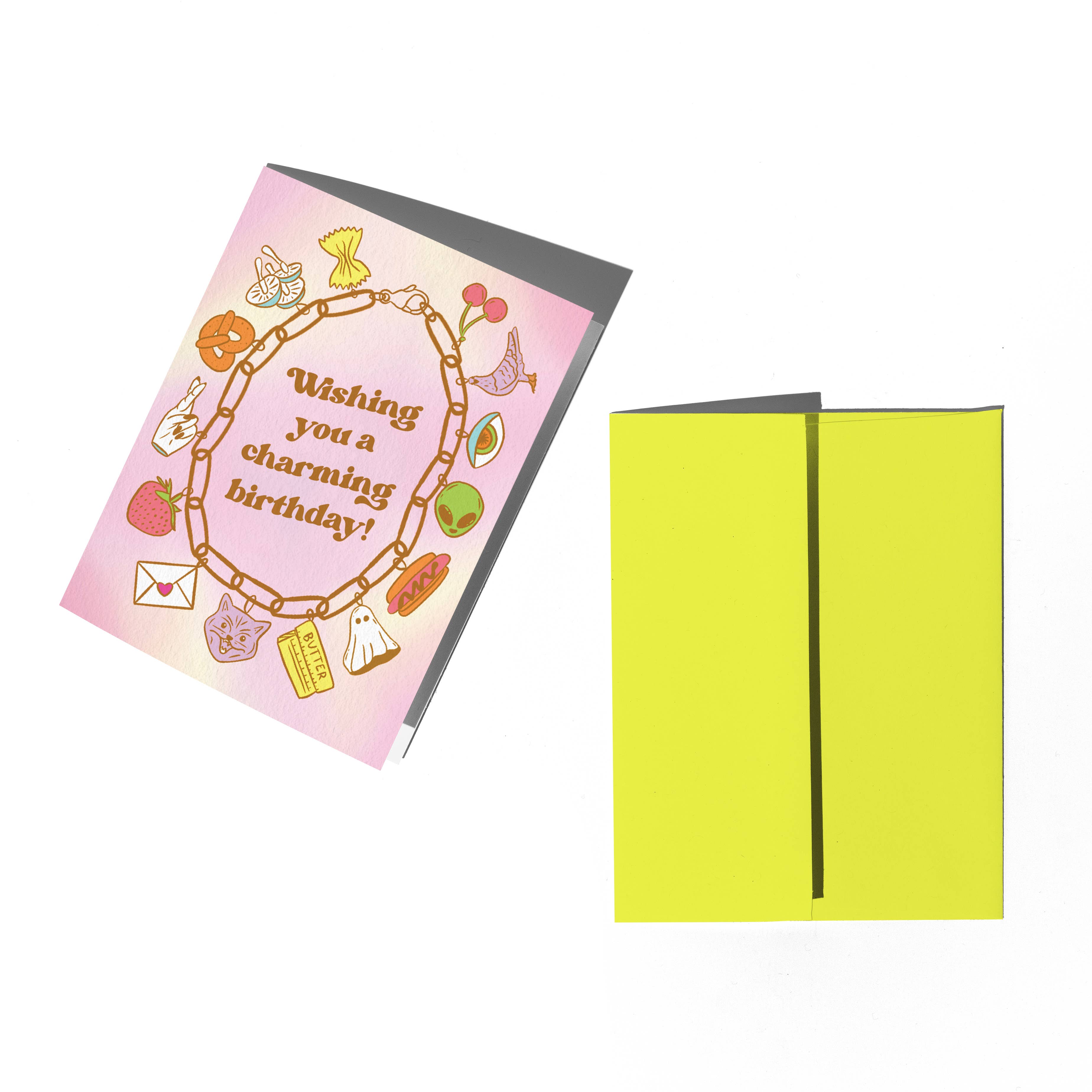 Boss Dotty Paper Co. - Charm Bracelet Birthday Card