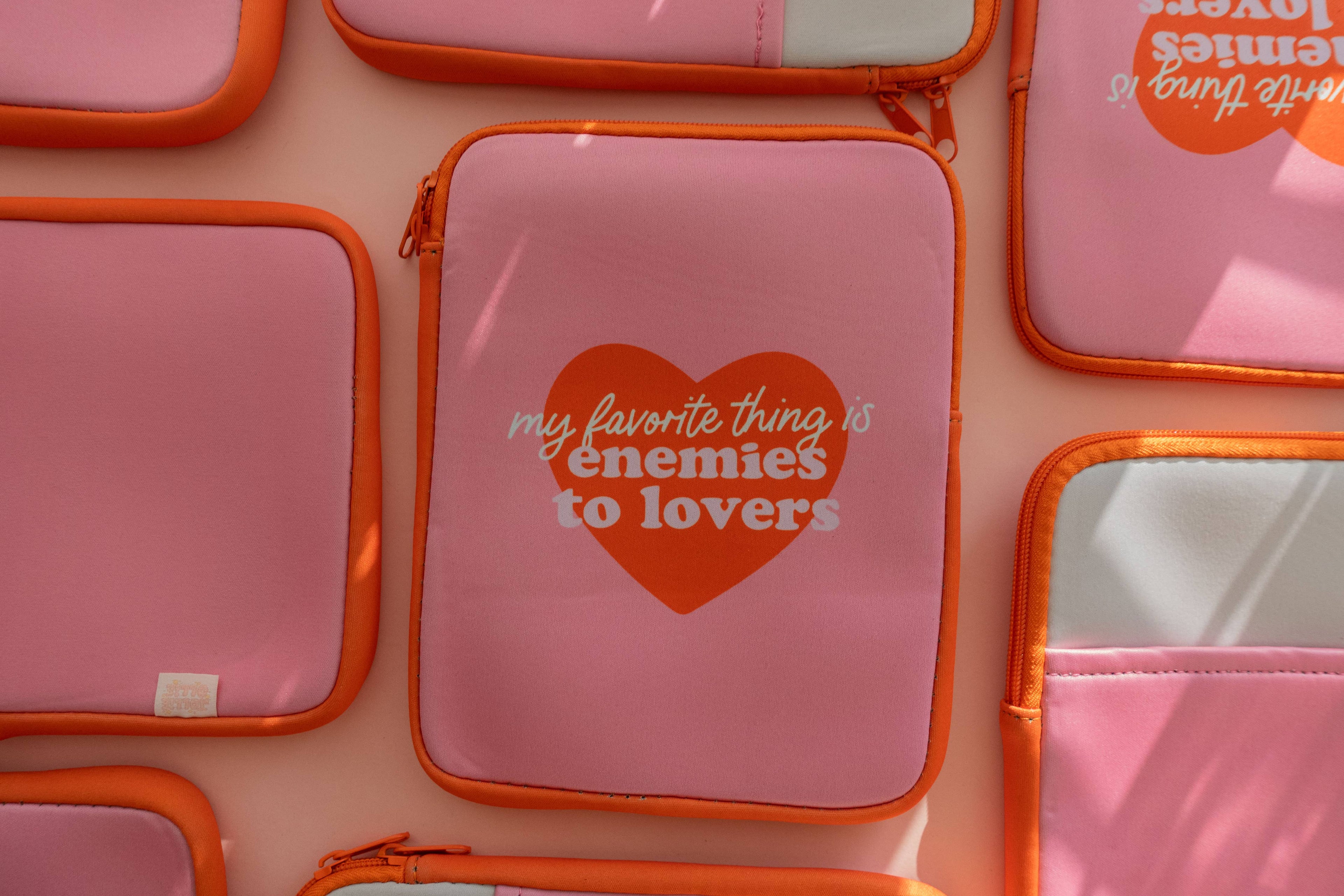 Zipper Enemies to Lovers Kindle & E-reader Sleeve by Jollie Ollie Designs