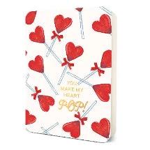 Studio Oh! - Heart Lollipops Deluxe Greeting Card by Studio Oh!