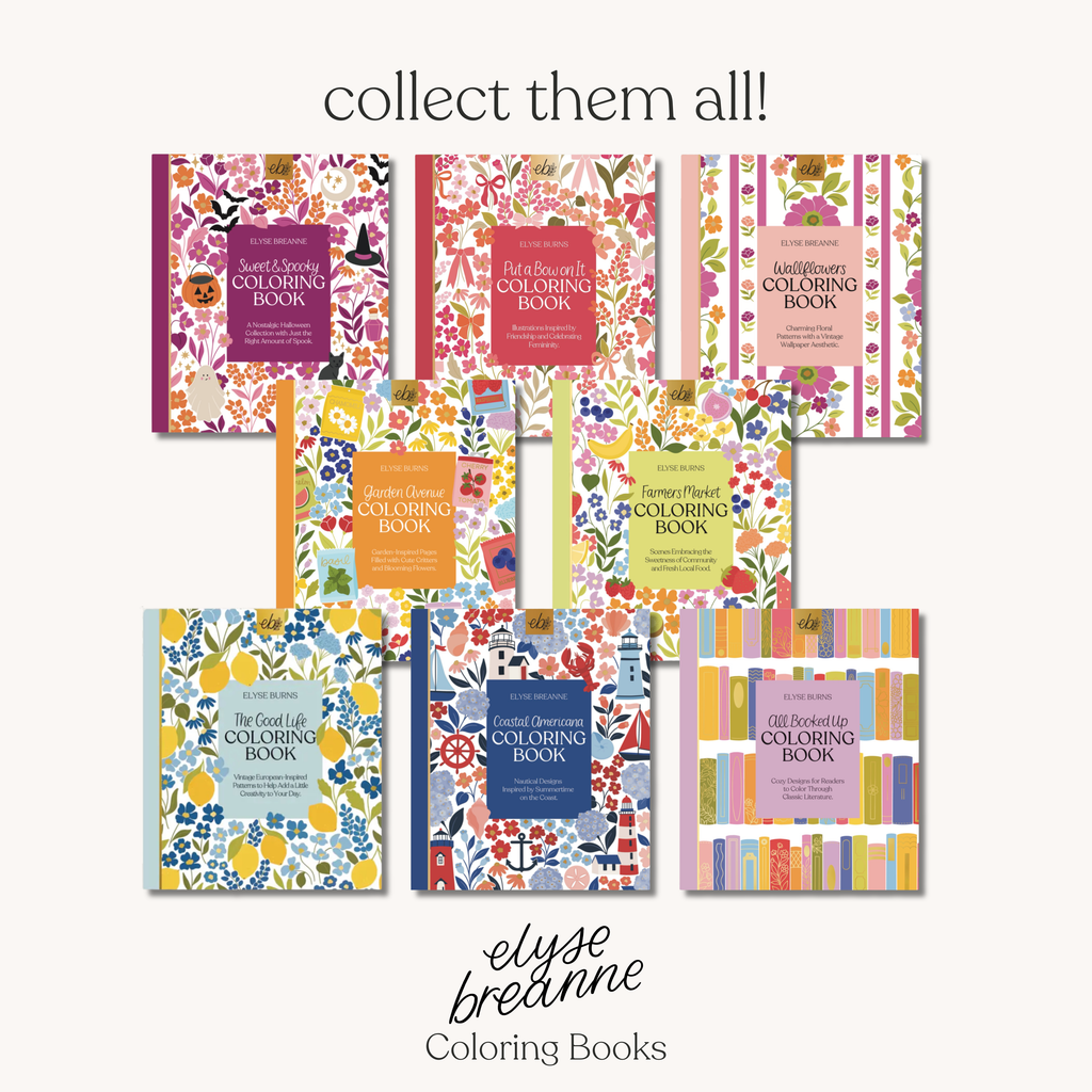 Elyse Breanne Design - Libro para colorear de Garden Avenue