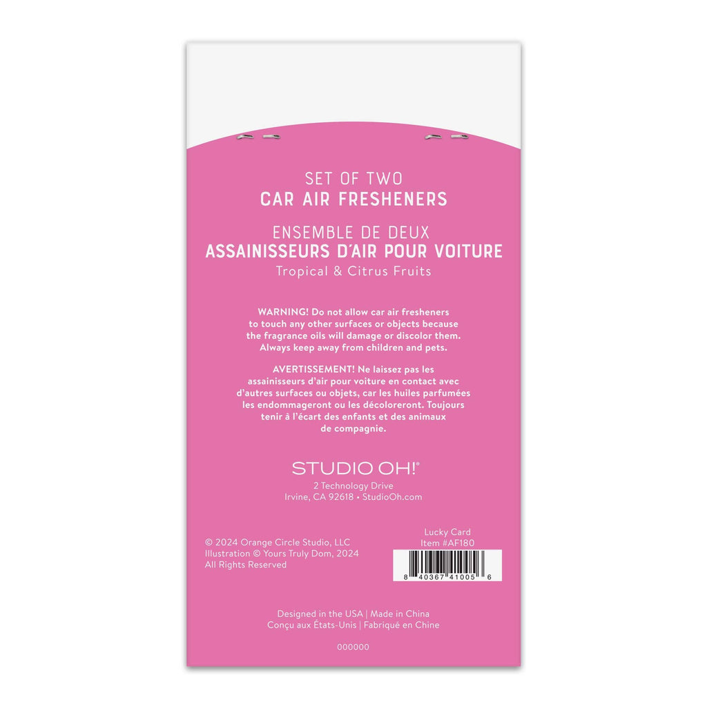 Studio Oh! - Lucky Card Car Air Freshener