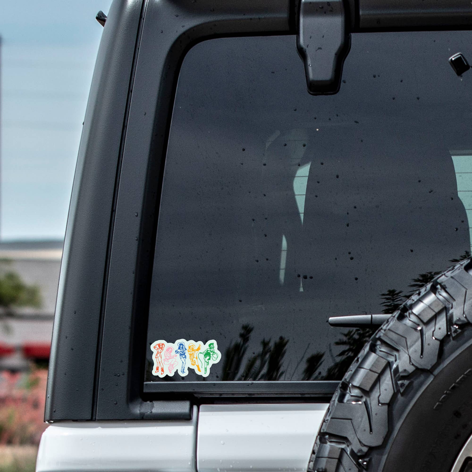 Juju and Moxie - Cowgirl Retro Western High Quality Vinyl Sticker