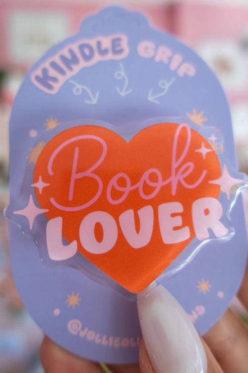 Jollie Ollie Designs - Book Lover Kindle Grip by Jollie Ollie Designs