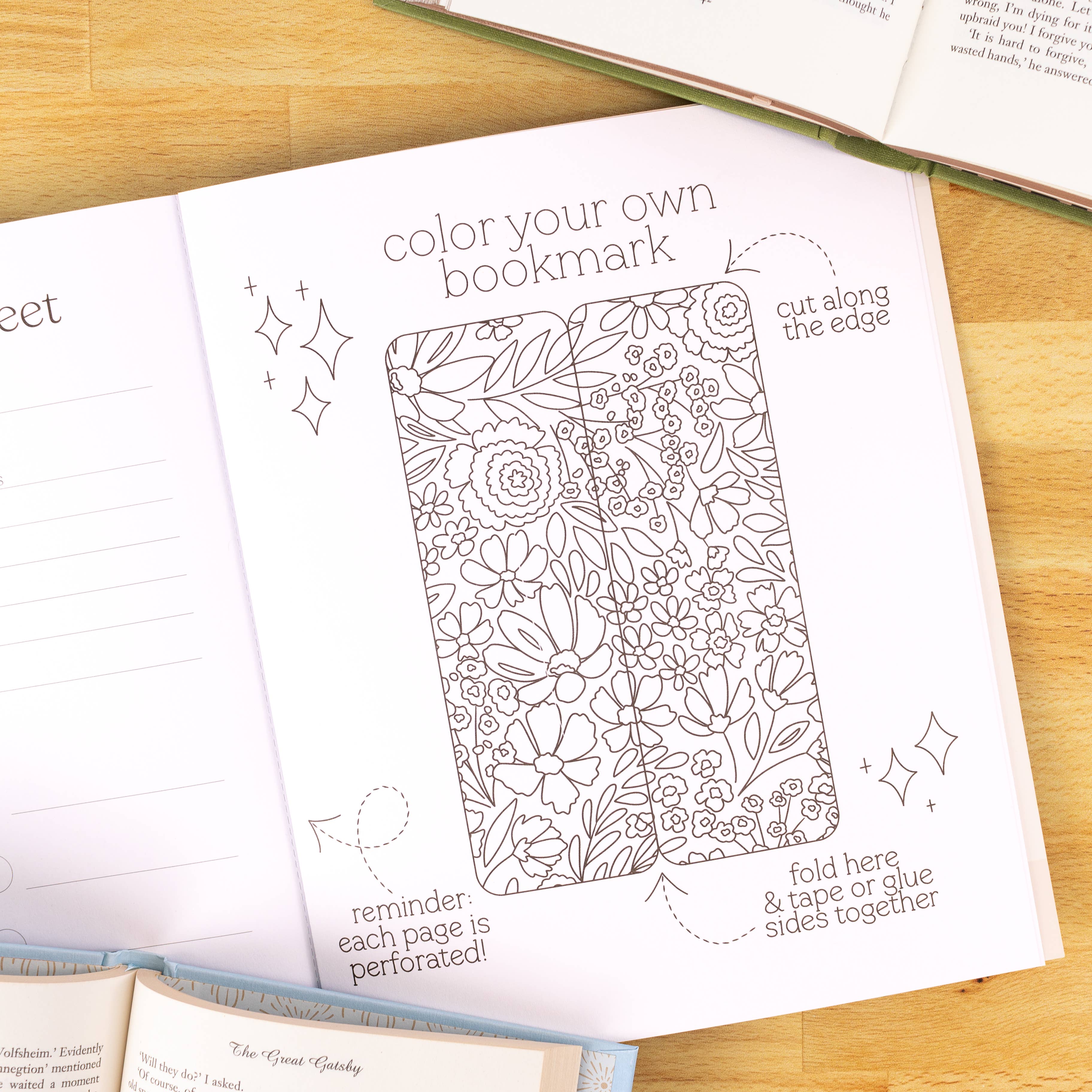 Elyse Breanne Design - All Booked Up Coloring Book | Bookish & Reading
