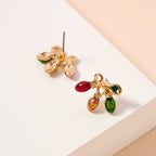 Christmas Lights Stud Earrings by Frem