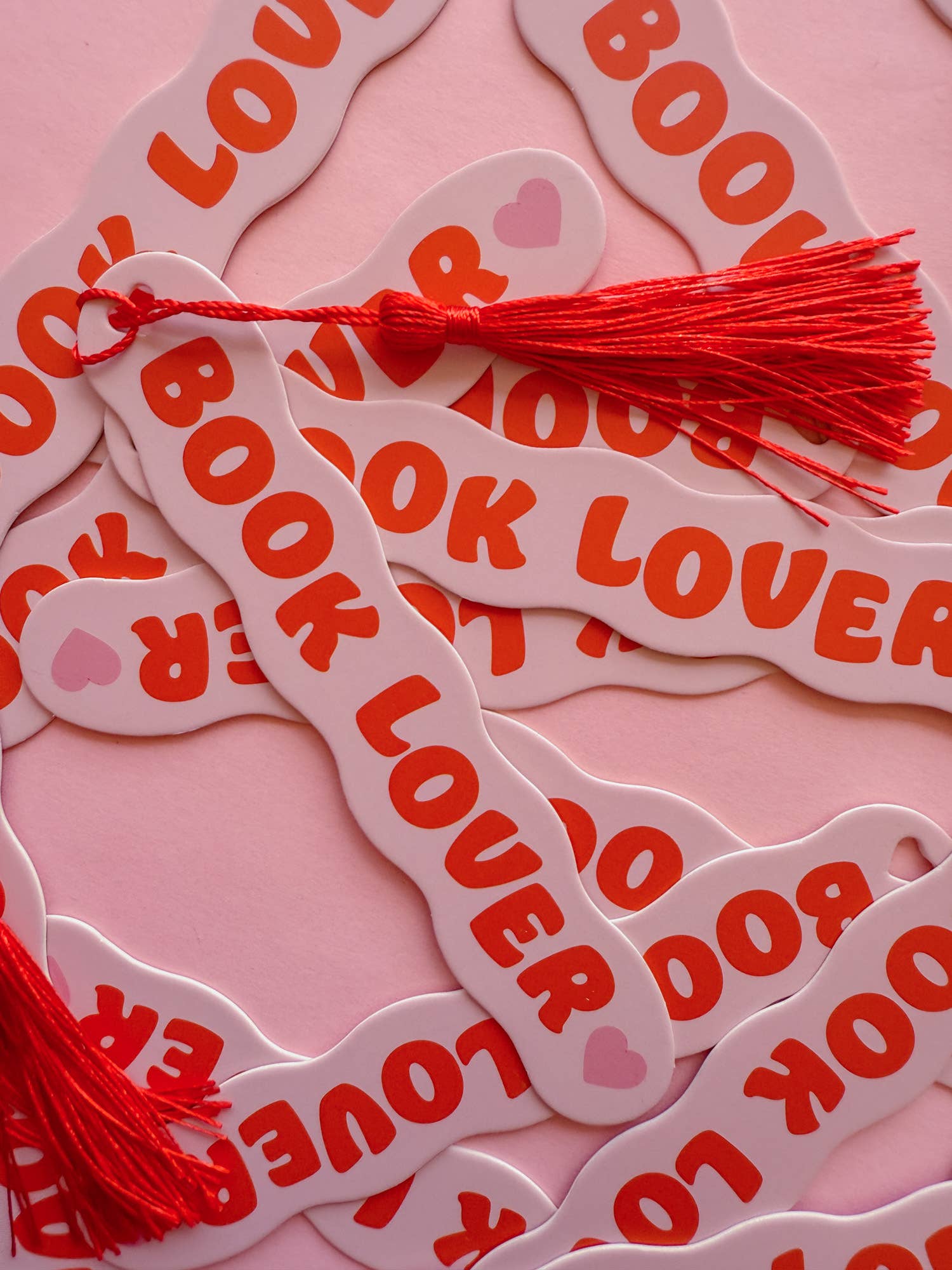 Book Lover Die Cut Bookmark by Jollie Ollie Designs