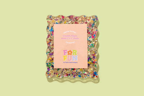 Taylor Elliott Designs -Acrylic Magnetic Frames - Gold Confetti by Taylor Elliott Designs