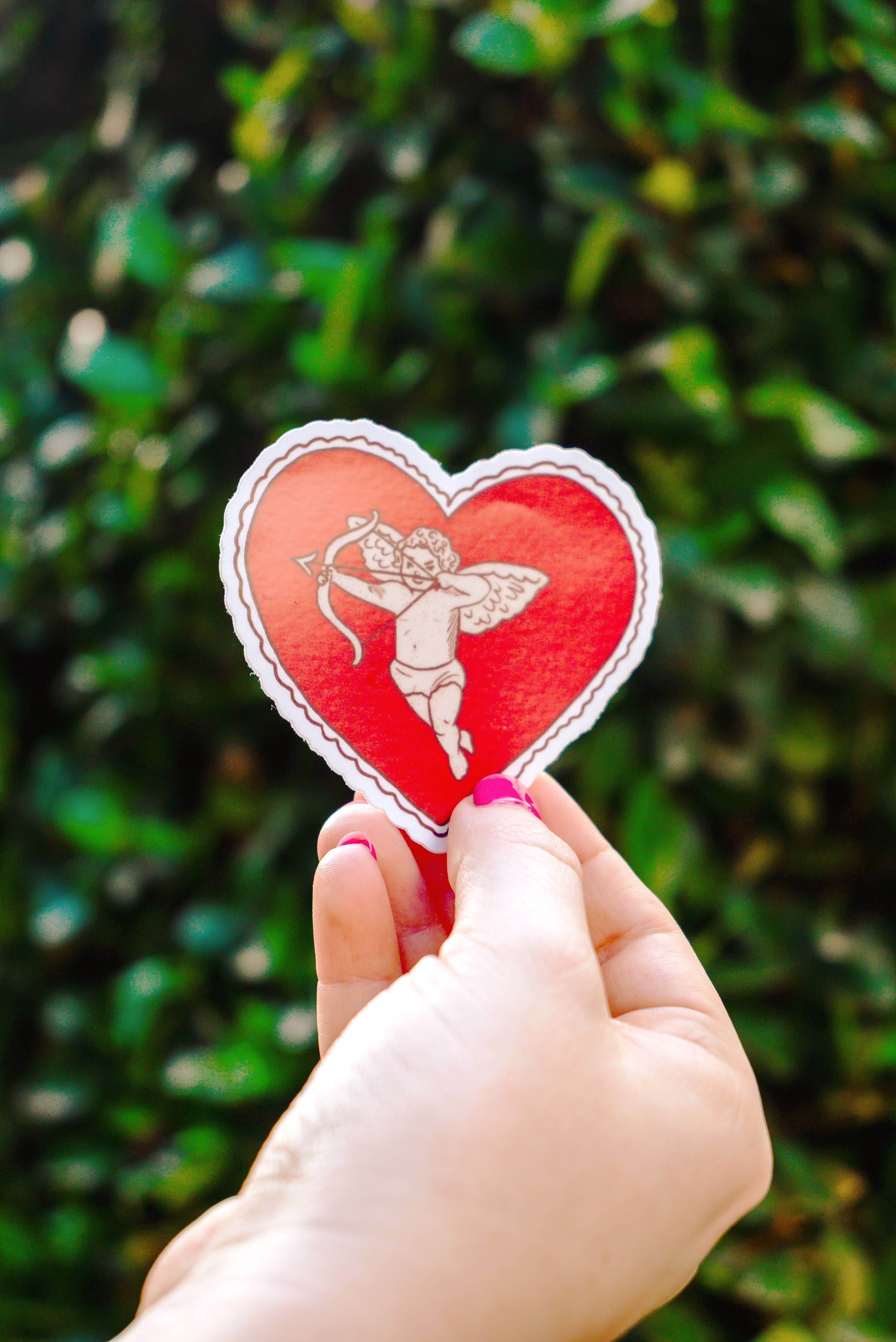Art By Elowyn - Cupid Heart Sticker