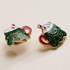 Christmas Tree Mug Stud Earrings by Frem