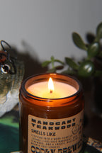 Mahogany Teakwood Soy Candle by Oddly Brewed