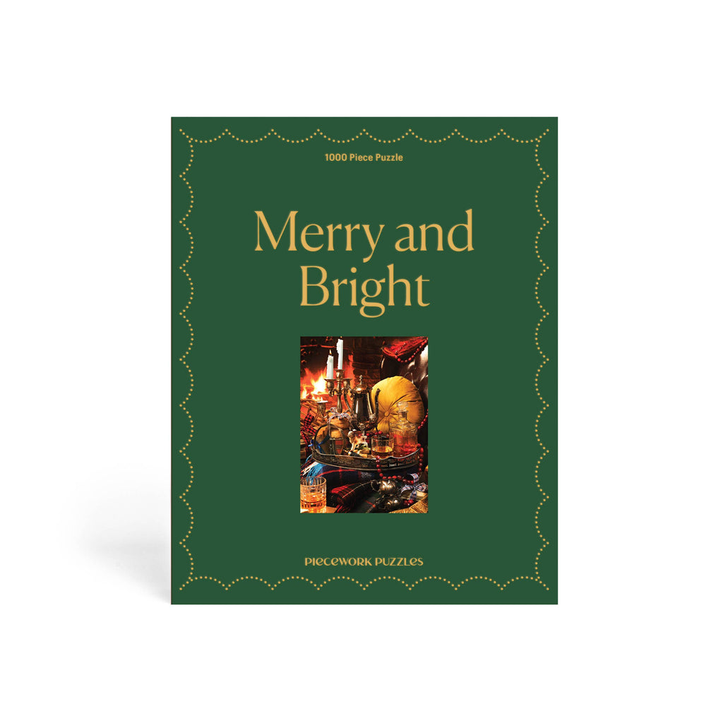Merry & Bright - 1000 Piece Puzzle by Piecework
