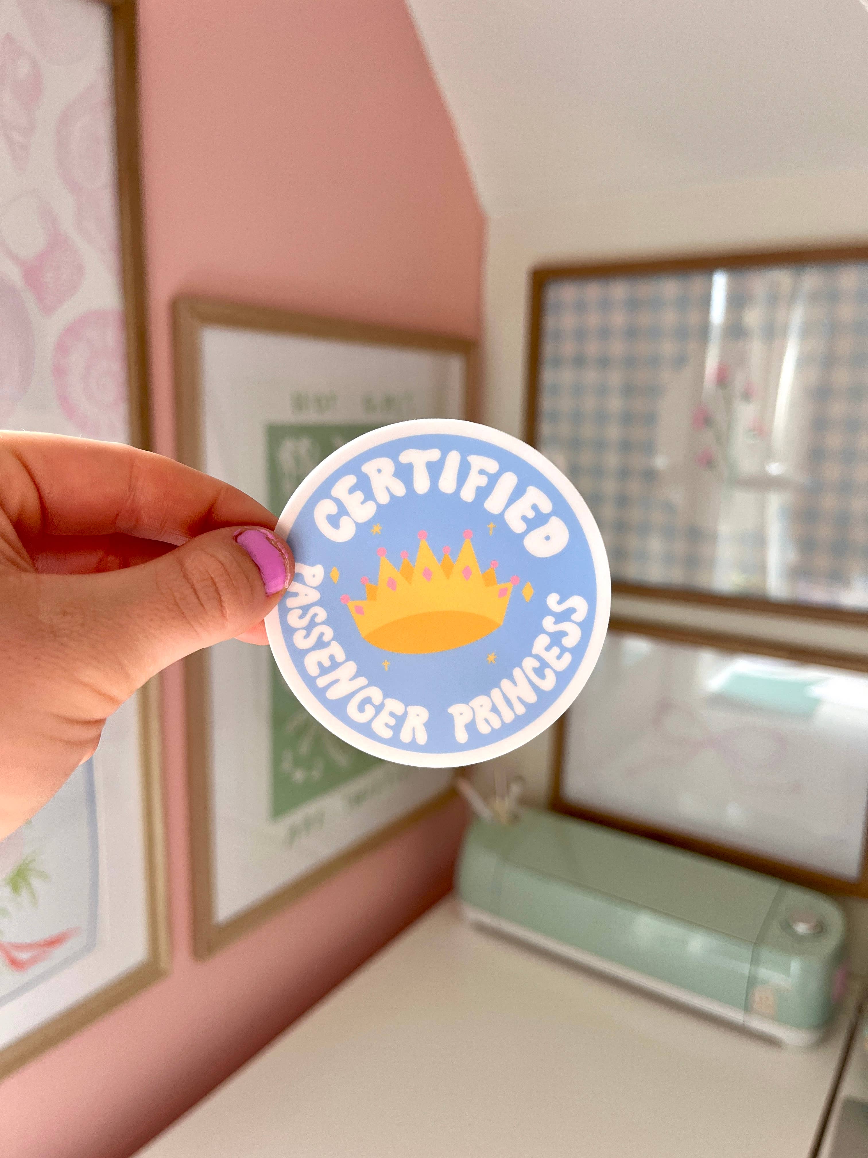 Hanstan Studio - Certified Passenger Princess Sticker