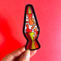 Boss Dotty Paper Co. - Holographic Lava Lamp Sticker by Boss Dotty Paper Co.