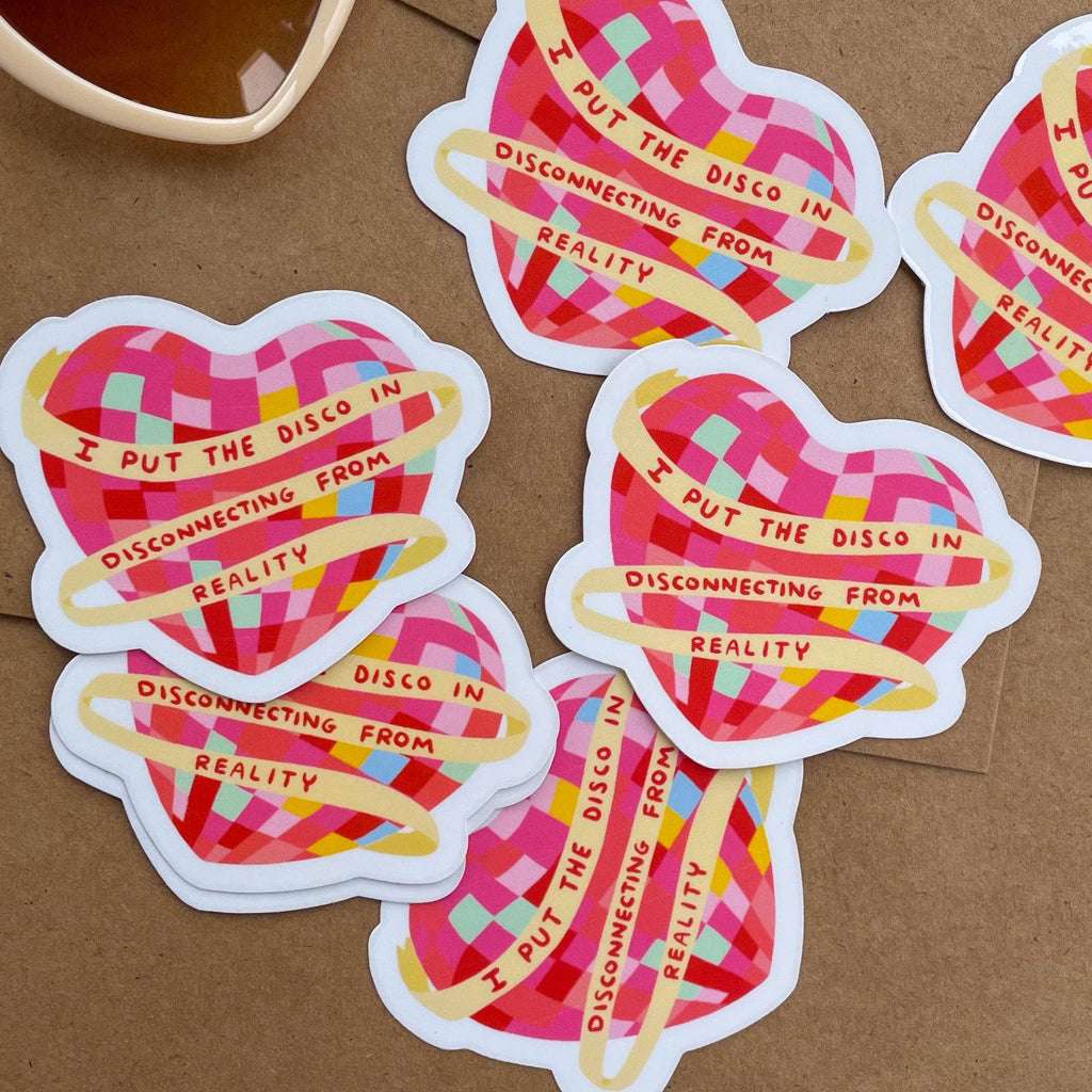 Doctor Scribble - Disco in Disconnecting From Reality Vinyl Sticker