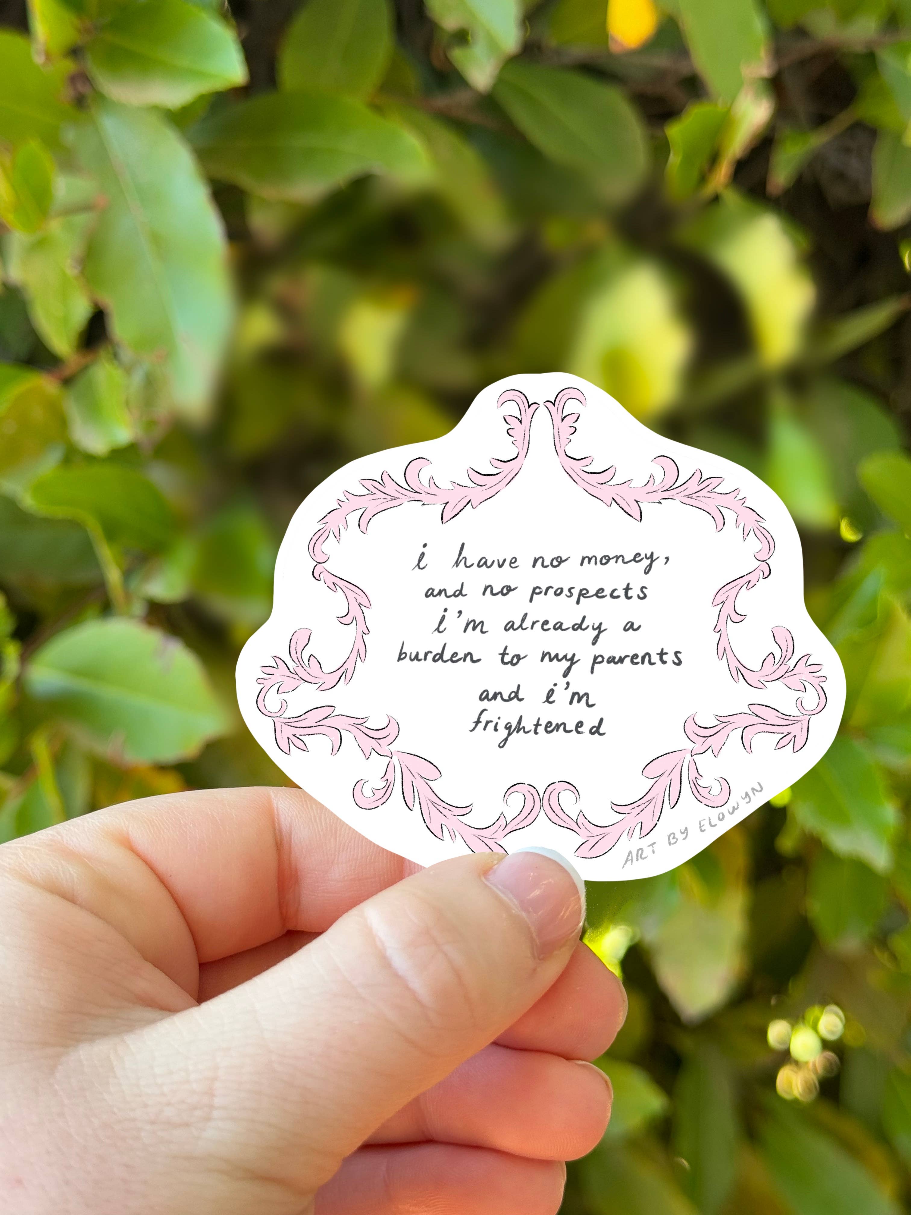Art By Elowyn - Pride and Prejudice Sticker