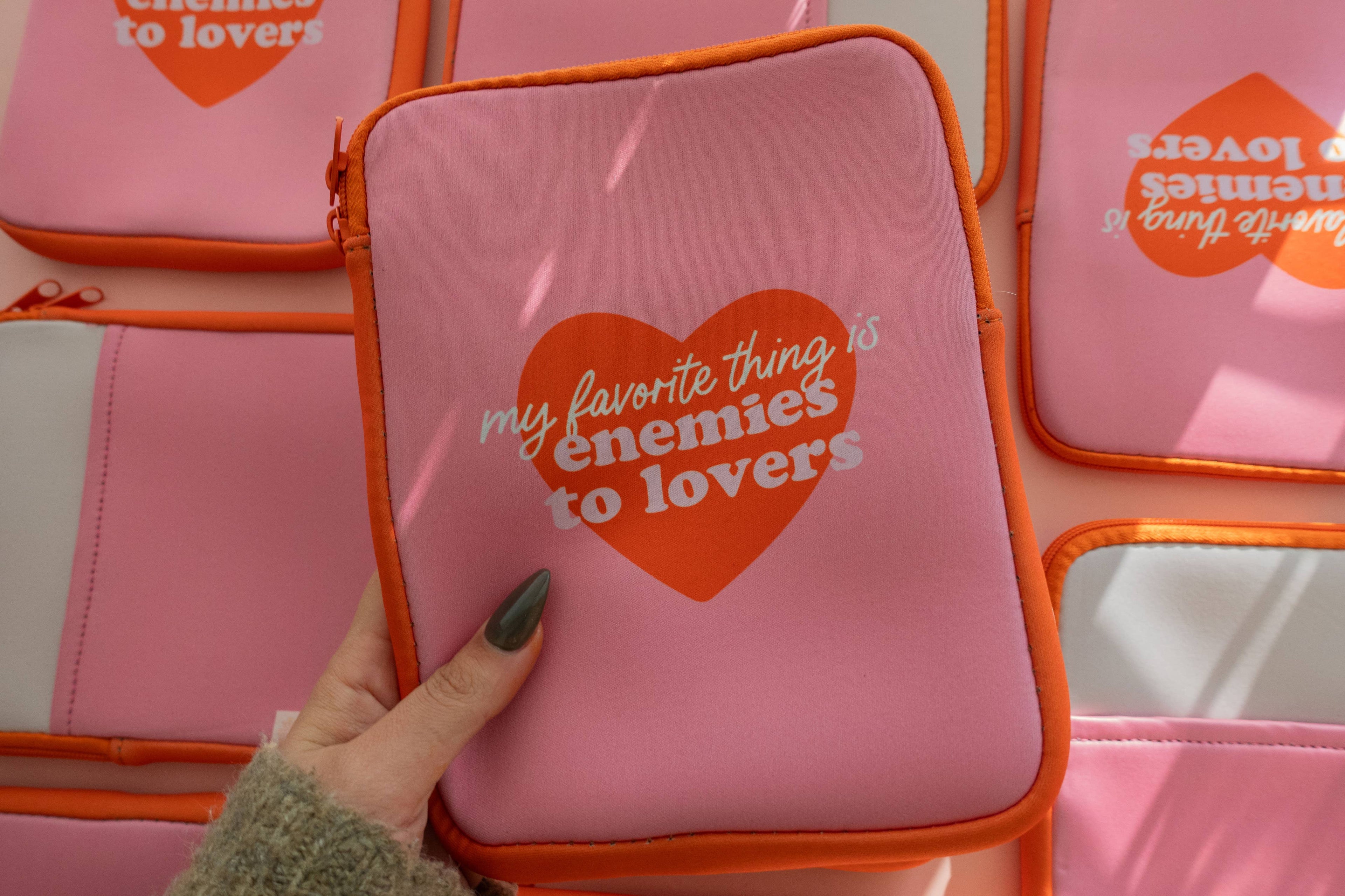 Zipper Enemies to Lovers Kindle & E-reader Sleeve by Jollie Ollie Designs