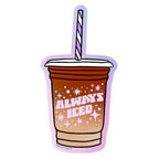 Boss Dotty Paper Co. - Iced Coffee Sticker