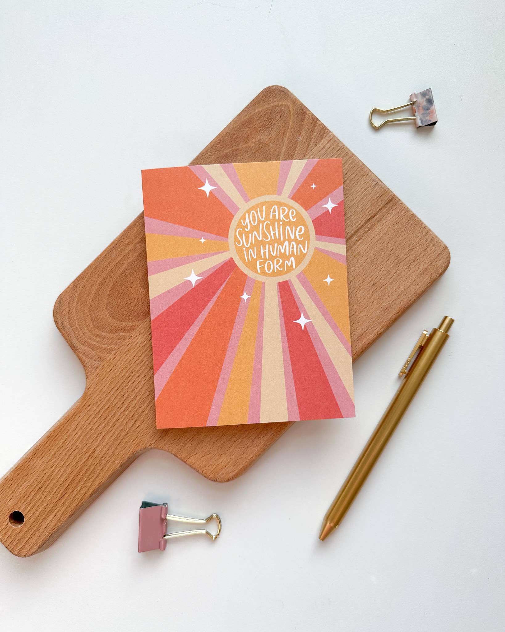 Created By Christine - You are Sunshine Friendship Greeting Sticker Card