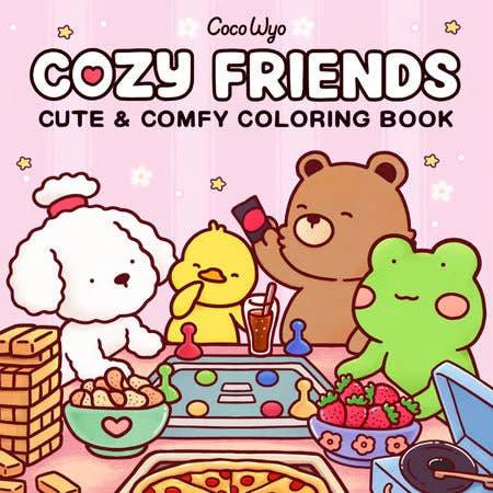 Penguin Random House LLC - Cozy Friends Coloring Book For Adults And Kids by Penguin Random House LLC