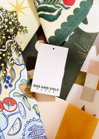 Torchon vert One &amp; Only Paper - Cygnes Célestes