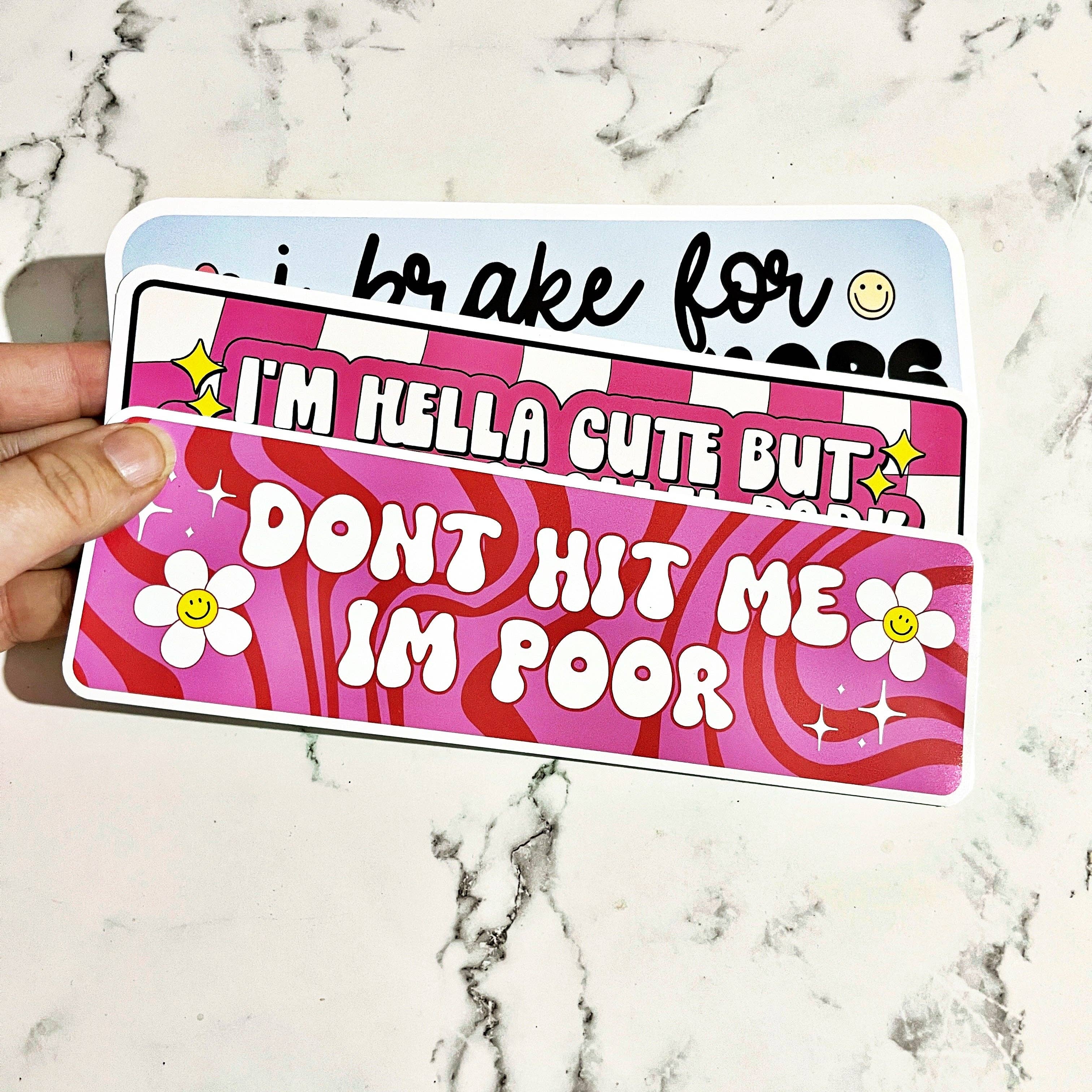 Sonny Rising - Vinyl Car Decal Please Let Me Merge Before I Start Crying