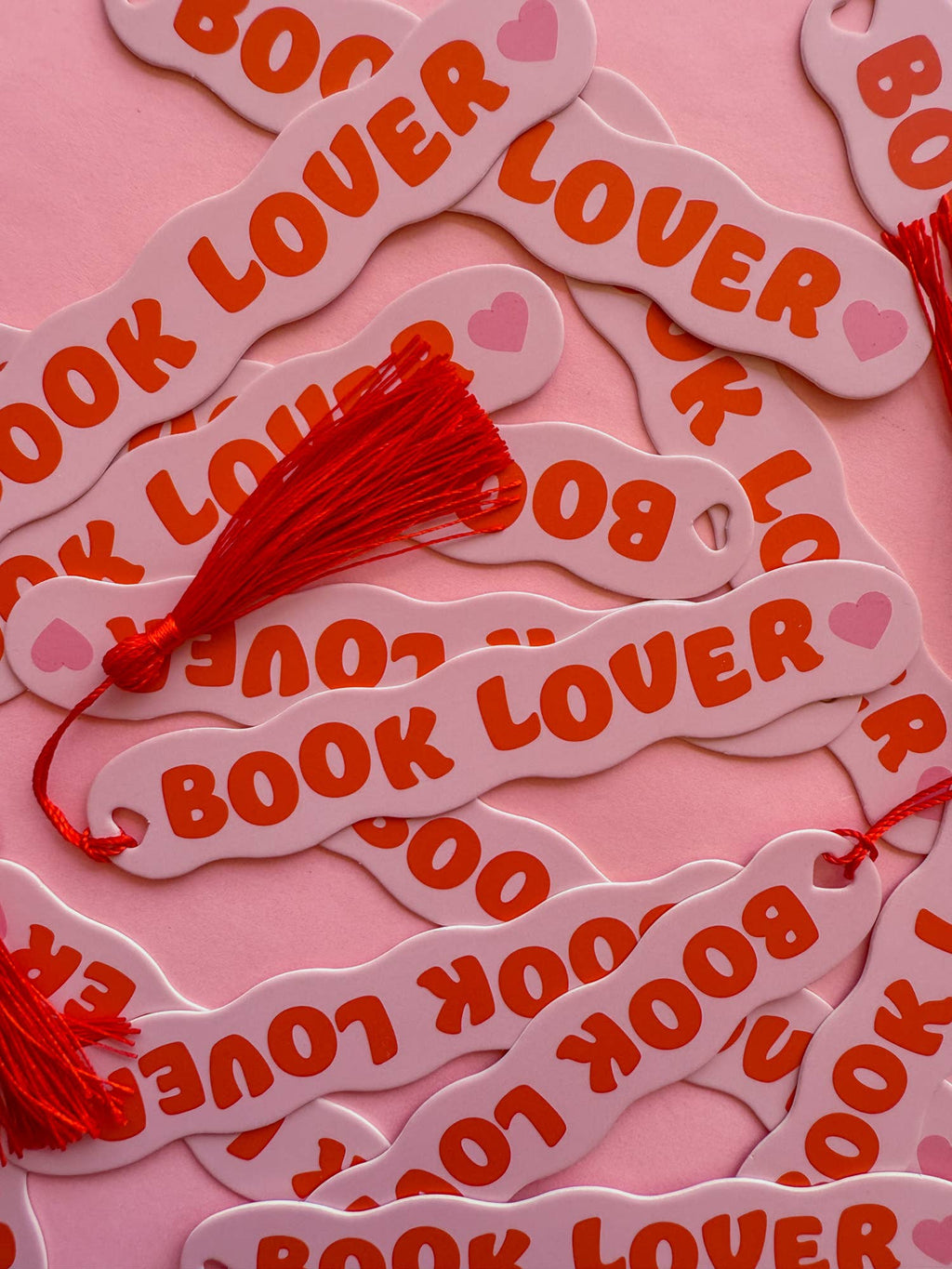 Book Lover Die Cut Bookmark by Jollie Ollie Designs