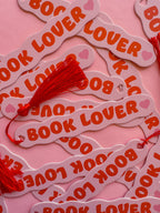 Book Lover Die Cut Bookmark by Jollie Ollie Designs