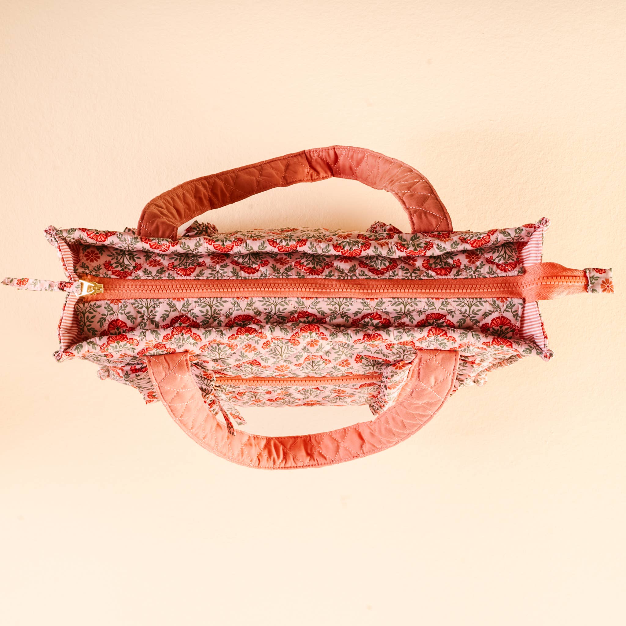 The Darling Effect - The Everyday Quilted Tote Bag-Everbloom Dusty Rose