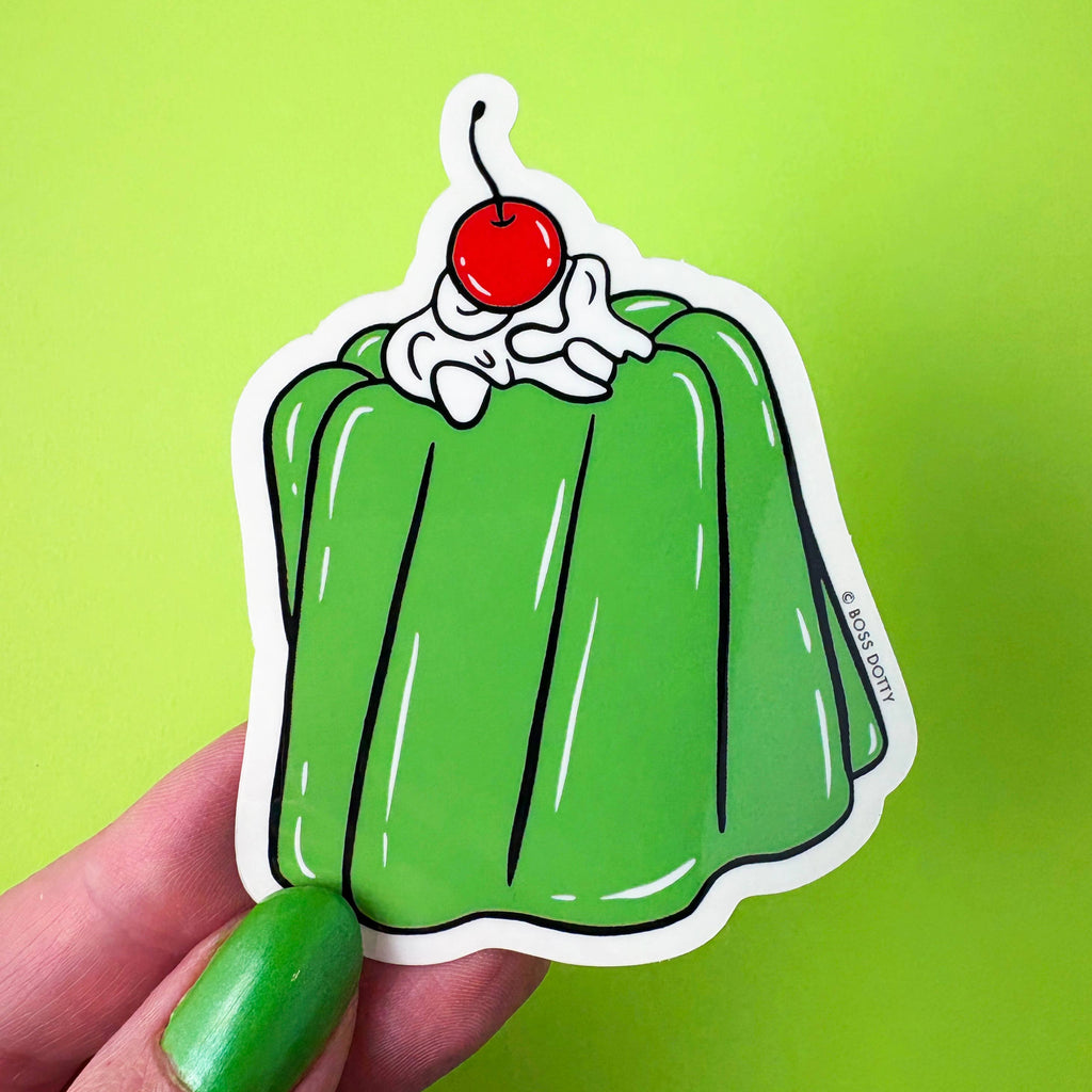 Boss Dotty Paper Co. - Retro Jello Mold Clear Sticker