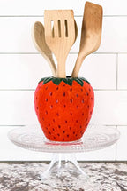 Strawberry Fields Ceramic Vase by Ban.do