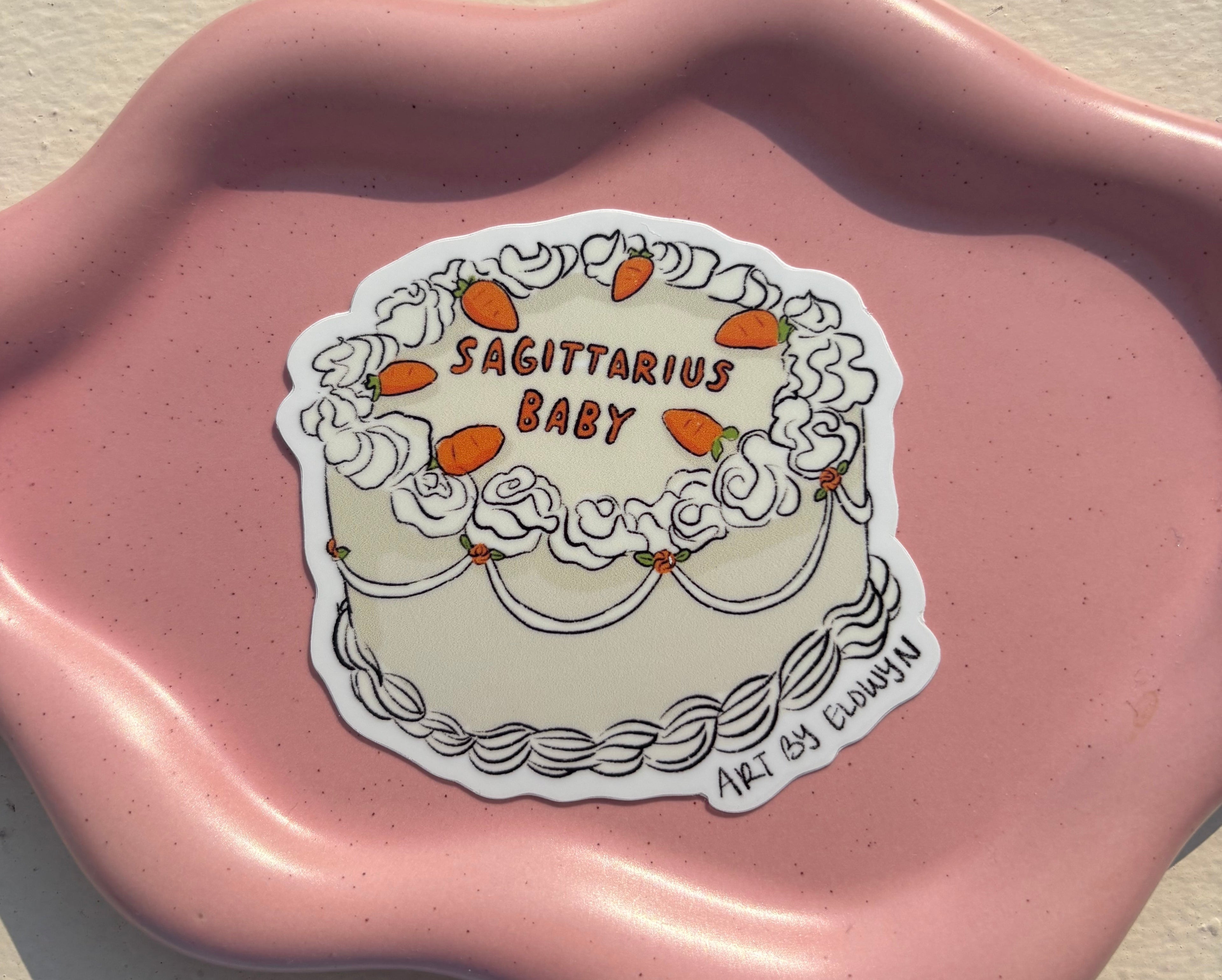 Zodiac Cake Stickers - Art By Elowyn