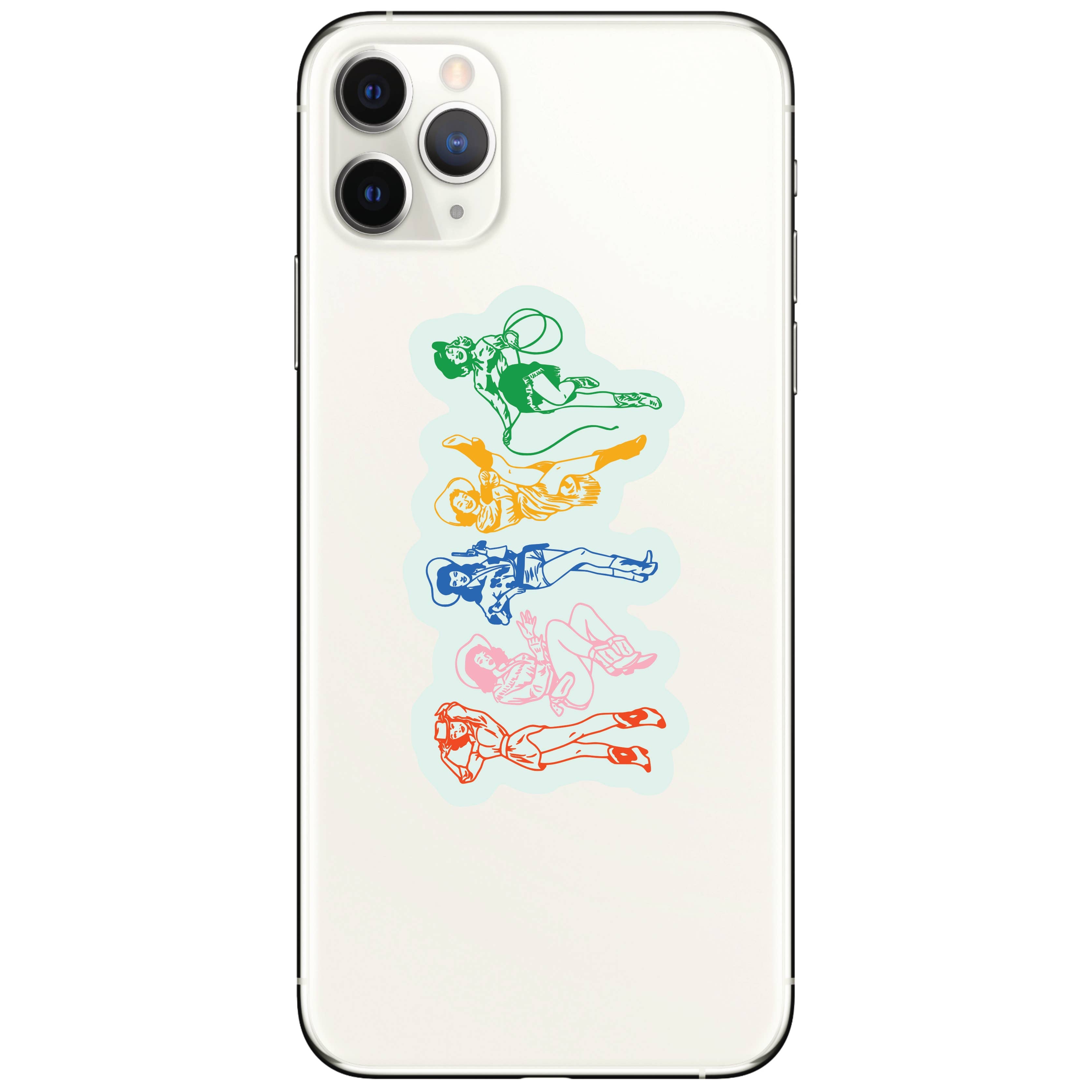 Juju and Moxie - Cowgirl Retro Western High Quality Vinyl Sticker