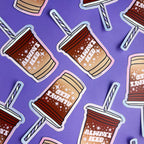 Boss Dotty Paper Co. - Iced Coffee Sticker