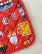 Kitchen Shelf Cotton Oven Mitt + Pot Holder Set by Idlewild Co.