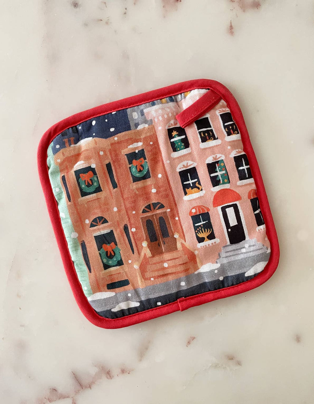 Rockefeller Cotton Oven Mitt + Pot Holder Set by Idlewild Co.